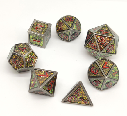 Het duurzame Polyhedral Harsmetaal dobbelt Vastgestelde Geurloos voor Inzameling