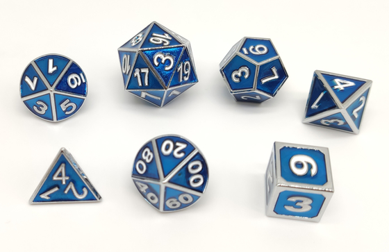 ISO9001 geschilderde RPG dobbelt het Vastgestelde Uitstekende Snijdende Materiaal van het Veelvlakmetaal