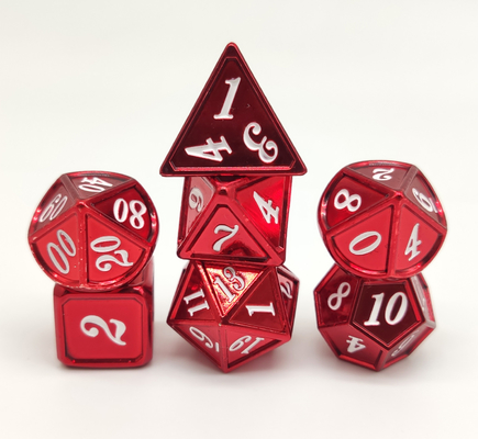 Het met de hand gemaakte Metaal RPG dobbelt Slijtvaste Multifunctionele Praktisch
