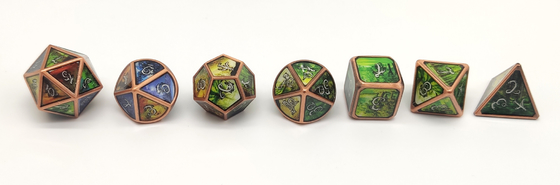 De luxe als thema had Minirpg dobbelt Reeksen Keurige Scherpe Randen voor Shadowrun