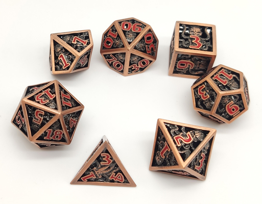 De praktische Bulk Polyhedral Douane dobbelt het Vastgestelde Geurloze Hand Malen
