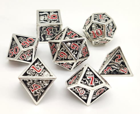 ISO9001 Mini Resin Polyhedral Dice Wear Bestand Handcrafted