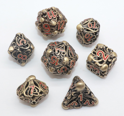 Hand die Mini Polyhedral Dice Sharp Edged Draagbare Praktisch gieten
