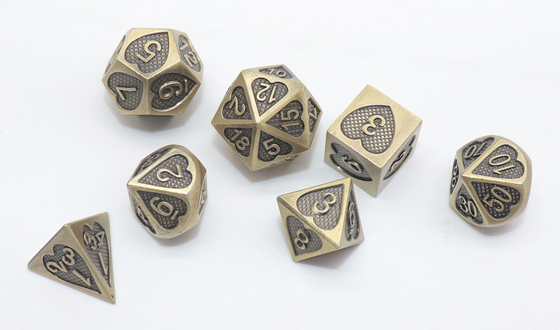 Het niet-toxische Roleplaying-Gokken dobbelt Vastgestelde Slijtvaste Lichtgewicht