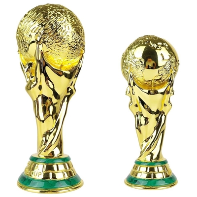 Antiwear Goud Geplateerde de Koptoekenning Tin Alloy Portable van de Metaaltrofee