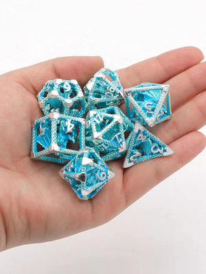 Het nachtlicht dobbelt Luxe 7 PCs Geplaatste Douane DND Polyhedral geleide lichtgevend