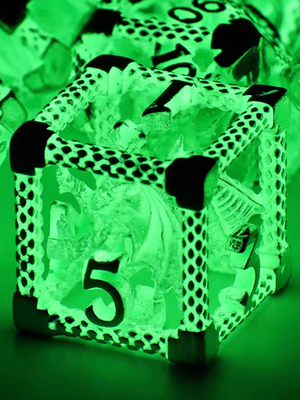 Het hete Verkopende Metaal DND dobbelt Vastgestelde Scherpe Randhars dobbelt Geleide Lichtgevend dobbelt
