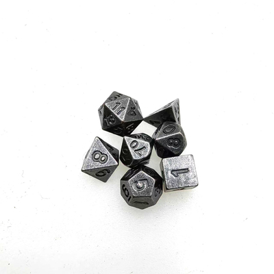 Lichte mini polyhedrale dobbelstenen in Long Tube Dungeons And Dragons RPG