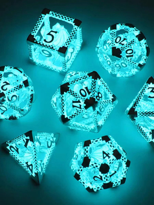 Voor DND-Wereld Slijtvaste dobbelt Polyhedral het Lichtgewicht Hand Malen