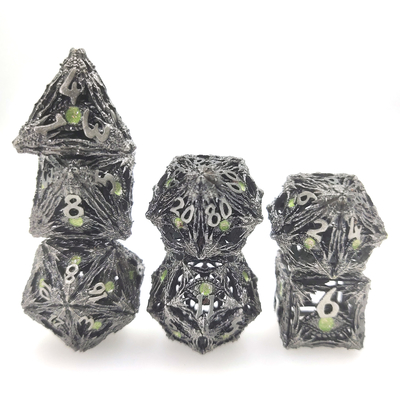 Dobbelstenen Slijtvaste randhars Draagbaar voor Shadow Run Dungeons and Dragons RPG