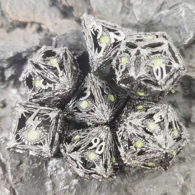 Polyhedral dobbel Gesneden de Halfedelsteen Doorzichtige Hand van de Randhars Duurzaam voor Savage World