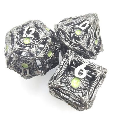 Polyhedral dobbel Gesneden de Halfedelsteen Doorzichtige Hand van de Randhars Duurzaam voor Savage World