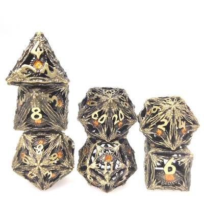 Polyhedral dobbel Multifunctionele pokemon dobbelen het Geurloze Hand Malen