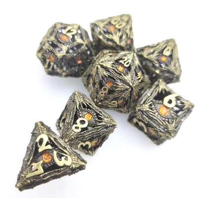 Bulk Polyhedral dobbelt Hand die Vastgestelde Lichtgewicht Opgepoetste RPG gieten dobbelt Reeks
