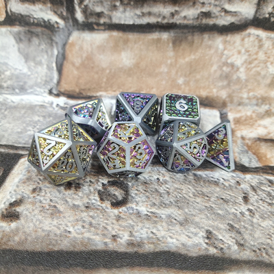 Kaart Lichtgewicht Handmatig Slijpen Precisie RPG Dobbelstenen Kleurrijk