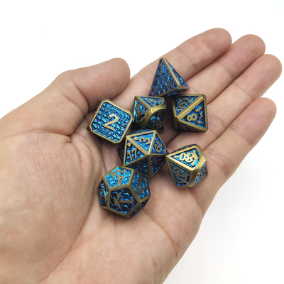 Praktisch Mini DND Dice Bordspel Metal Dice Vochtbestendig Polyhedraal