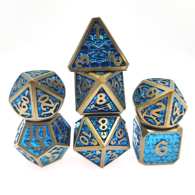 Praktisch Mini DND Dice Bordspel Metal Dice Vochtbestendig Polyhedraal