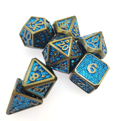 Praktisch Mini DND Dice Bordspel Metal Dice Vochtbestendig Polyhedraal