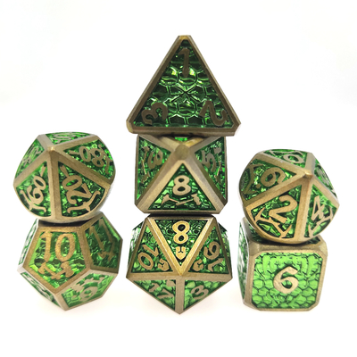 Lichtgewicht Mini RPG Dobbelstenen RPG Dobbelstenen Set Dobbelstenen Kaart DND Metalen Polyhedraal