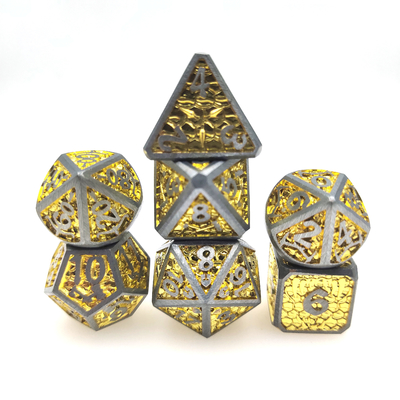 Pokemon kaart Groothandel Glow Polyhedral Black chip Dice Sets Polyhedral
