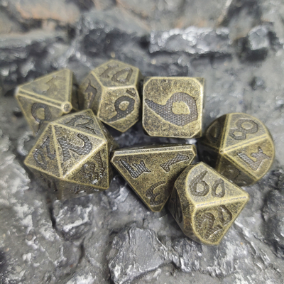 Gesneden hand de Duurzaam voor Savage World Sturdy Hand Multipurpose-Polyhedral Metaal dobbelt Reeks