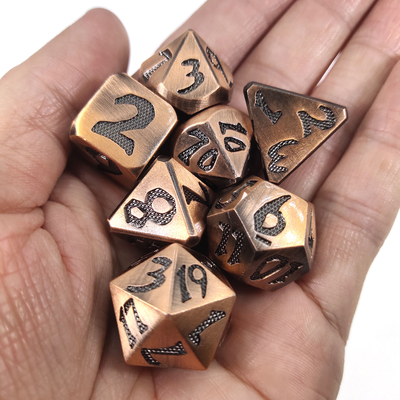 GST Multifunctionele CE Precision RPG OEM Nontoxic Bulk RPG Polyhedral Dice Set