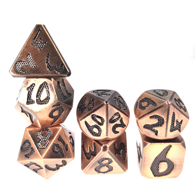 Minirpg dobbelt 7 Stuk dobbelt Vastgestelde Multifunctionele Polyhedral Niet-toxische Handcrafted