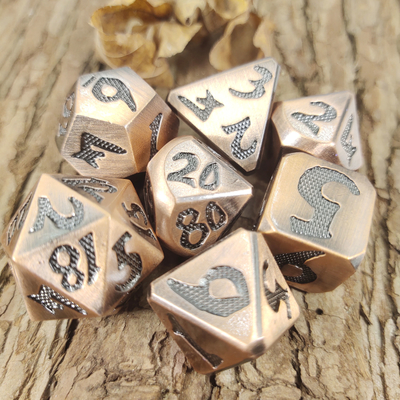 Minirpg dobbelt 7 Stuk dobbelt Vastgestelde Multifunctionele Polyhedral Niet-toxische Handcrafted