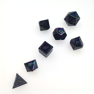 Lichtmetalen Mini Polyhedrale Dobbelstenen Set Voor Dungeons And Dragons Duurzaam