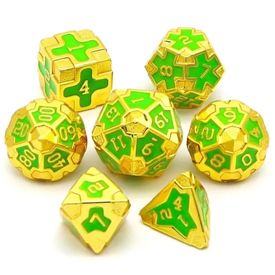 CE Precision RPG Polyhedron Dice Set OEM Niet-toxisch bulk legeringsmateriaal KTV Bar
