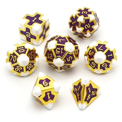 CE Precision RPG Polyhedron Dice Set OEM Niet-toxisch bulk legeringsmateriaal KTV Bar