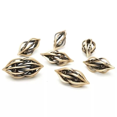 3D-printing Cthulhu Hollow Metal Dice 7Piece Set Dragon And Dungeon DND RPG
