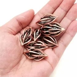 3D-printing Cthulhu Hollow Metal Dice 7Piece Set Dragon And Dungeon DND RPG