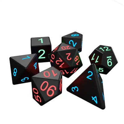 DND Board Polyhedraal dobbelstenen Volwassenen spel Magic Trick Pixels Electronic Glow LED dobbelstenen