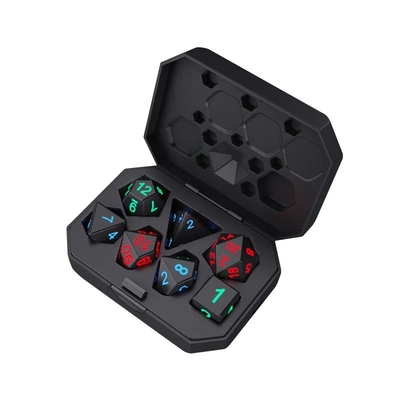 DND Board Polyhedraal dobbelstenen Volwassenen spel Magic Trick Pixels Electronic Glow LED dobbelstenen