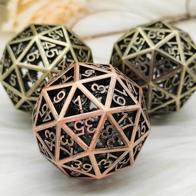 60D Macrobine Zinc Alloy Metal Dice Set Desktop Game Uniek DND