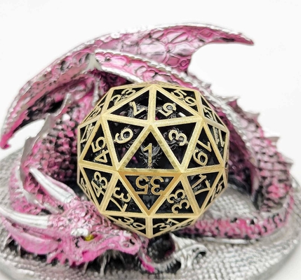 60D Macrobine Zinc Alloy Metal Dice Set Desktop Game Uniek DND
