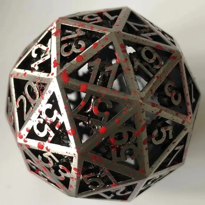 60D Macrobine Zinc Alloy Metal Dice Set Desktop Game Uniek DND
