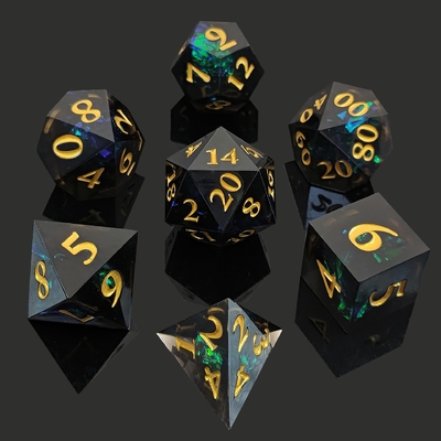 Twee-kleurig DND RPG dobbelsteen set D6 D20 7 Molde Polyhedron Set