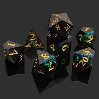 Twee-kleurig DND RPG dobbelsteen set D6 D20 7 Molde Polyhedron Set