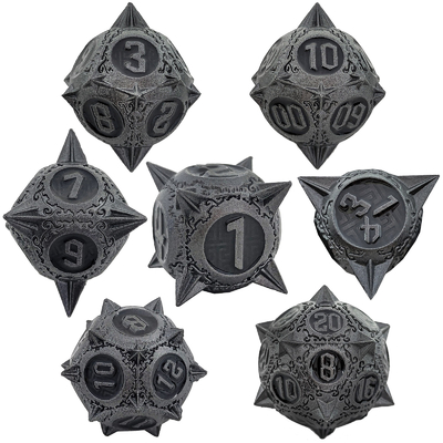 Retro Copper Meteor Hammer Metal Dice Draak En Dungeon DND RPG D20