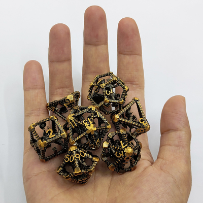 Holle Multi-Noodle Metal Dice Vliegende Draak Dungeon En Draak DND