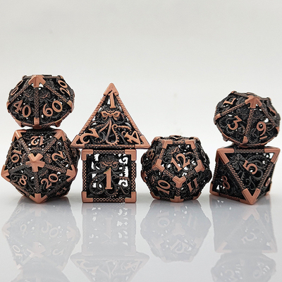 Octopus Hollow Metal Multi Face Dice Set Budemen Dungeon en Dragon DND