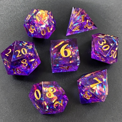 Kleurstrook Multi Faceted Hars Dice Poort Dungeon And Dragon DND#COC