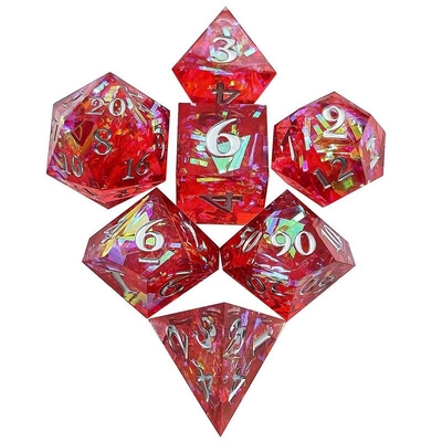 Kleurstrook Multi Faceted Hars Dice Poort Dungeon And Dragon DND#COC