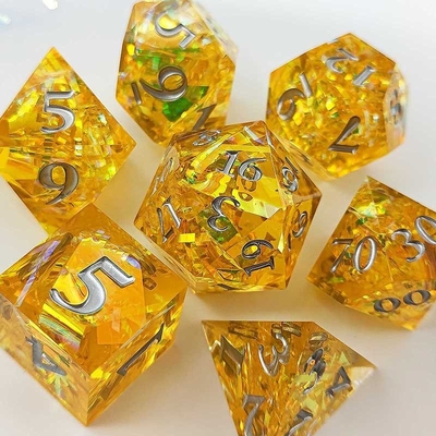 Kleurstrook Multi Faceted Hars Dice Poort Dungeon And Dragon DND#COC