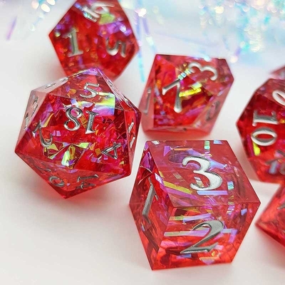 Kleurstrook Multi Faceted Hars Dice Poort Dungeon And Dragon DND#COC