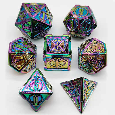 Zwaard Metal RPG Dice Hand Gepolijst Cruzu Dungeon En Lange DND#