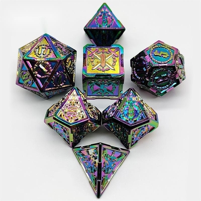 Zwaard Metal RPG Dice Hand Gepolijst Cruzu Dungeon En Lange DND#