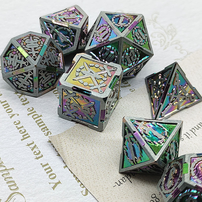 Zwaard Metal RPG Dice Hand Gepolijst Cruzu Dungeon En Lange DND#